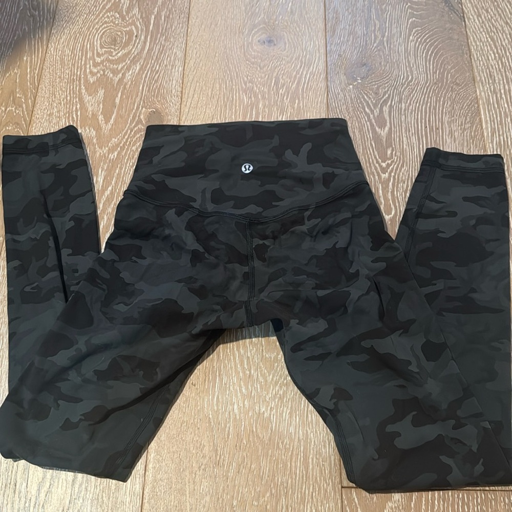Green Camo lululemon leggings